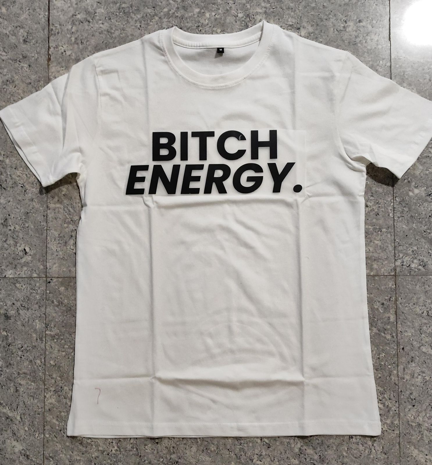 Bitch Energy Graphic T-Shirt for Women – Classic White
