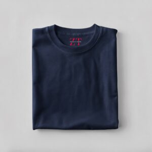 Premium Oversized Navy Blue T-Shirt for Men & Women