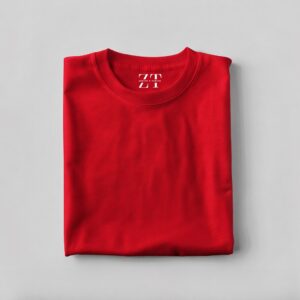 Oversized T-Shirt – Crimson Red
